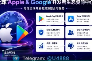 谷歌企业开发者账号｜Google Play开发者账号个人企业号购买