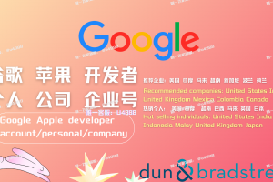 GooglePlay谷歌开发者账号 个人企业号 谷歌企业号认证【购买联系飞机@U4888】