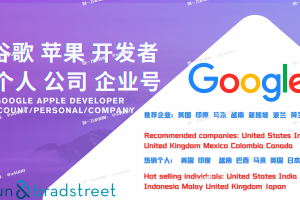 GooglePlay谷歌纯企业开发者账号 谷歌企业号开发者号【购买谷歌开发者@U4888】