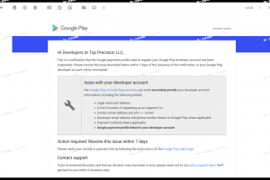 关于谷歌开发者企业账号Required information to create a Play Console developer account 处理办法