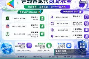 苹果开发者账号申请｜Google Apple iOS 开发者账号出售
