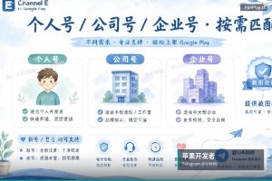 苹果开发者账号申请｜Google Apple iOS 开发者账号源头直供（5）