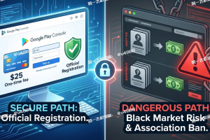 谷歌开发者账号获取指南：自行注册 vs 第三方购买的市场现状与关键风险解析 账号购买 @U4888